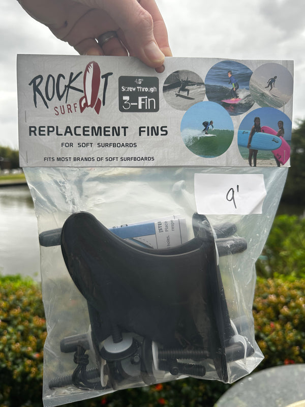 3pc Standard Fin Set - Screw through